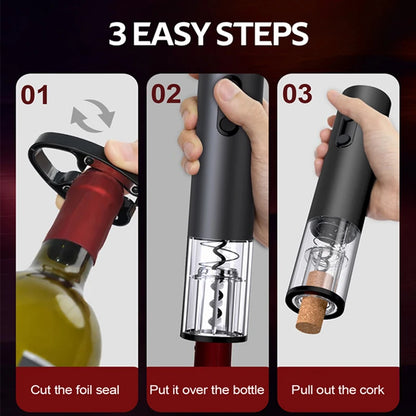Electric Wine Opener Gift Set