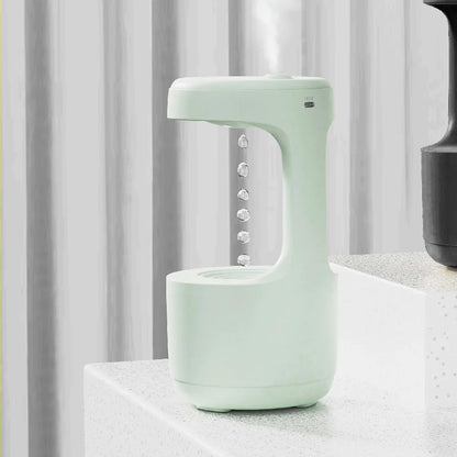 Anti-Gravity Humidifier with LED Clock
