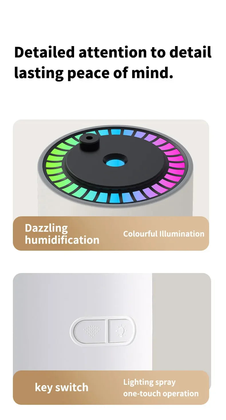 280ml Adjustable Mist Humidifier with Star Projection