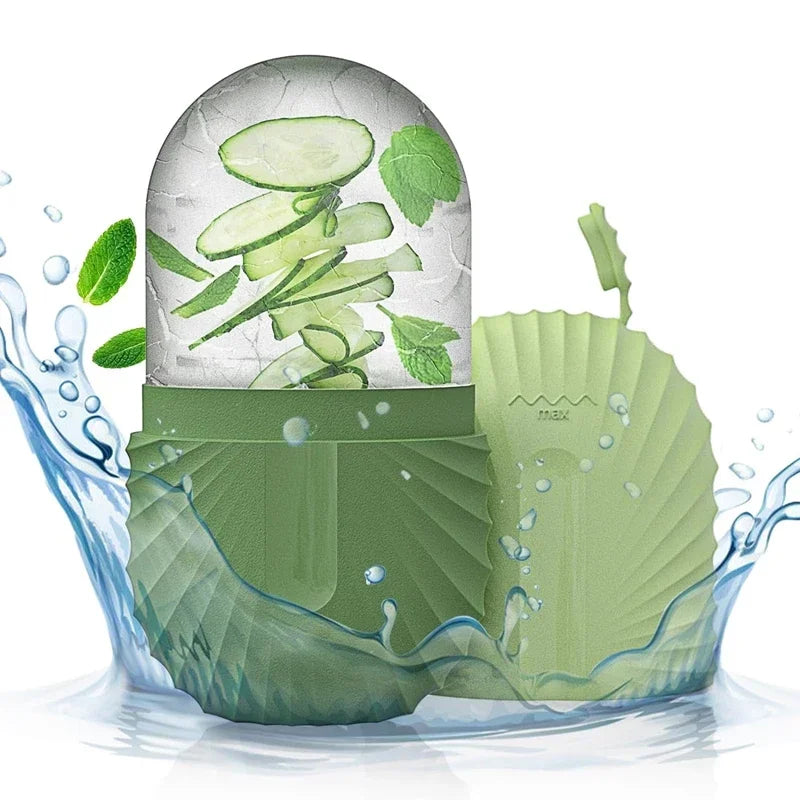 Cool Sculpt Ice Cube Face Roller – For Glow, Contour & Calm Skin