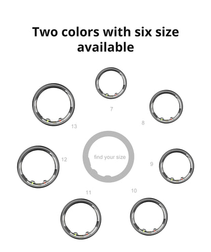 COLMI R10 Smart Ring with Charging Case – Sleek Health & Sleep Tracker for Men & Women