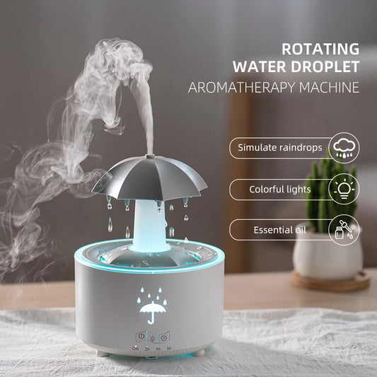 CloudRain Mist Diffuser – Raindrop Humidifier