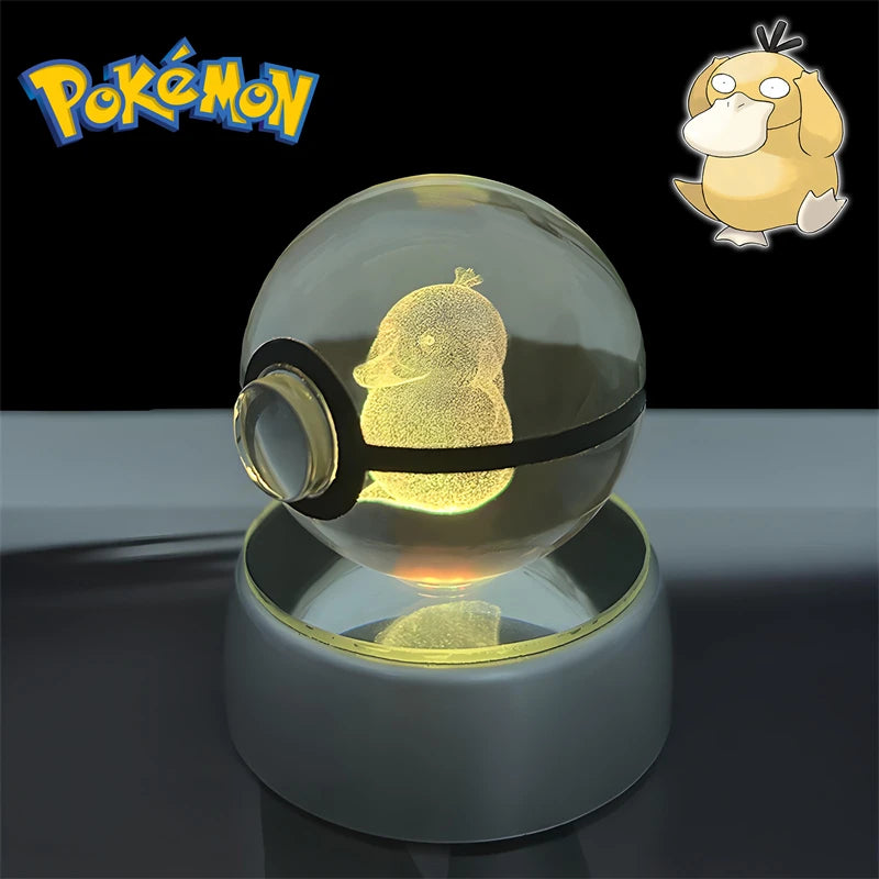 3D Pokémon Crystal Ball Night Light