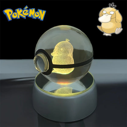 3D Pokémon Crystal Ball Night Light