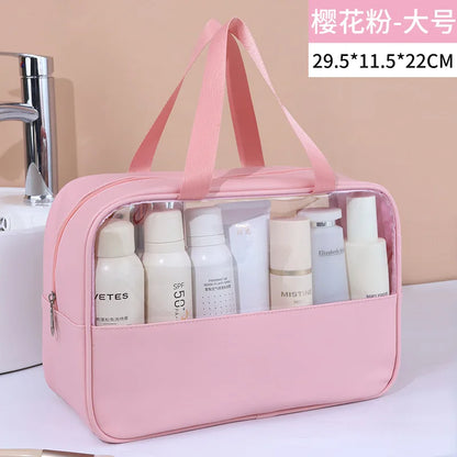 TravelGlow Multi-Use Transparent Cosmetic Bag