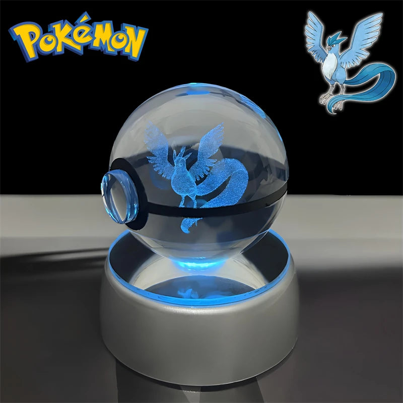 3D Pokémon Crystal Ball Night Light
