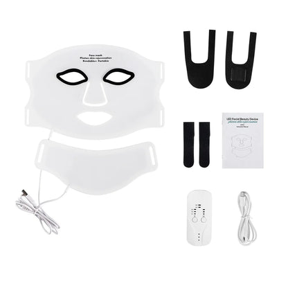7-Color Wireless LED Face + Neck Mask