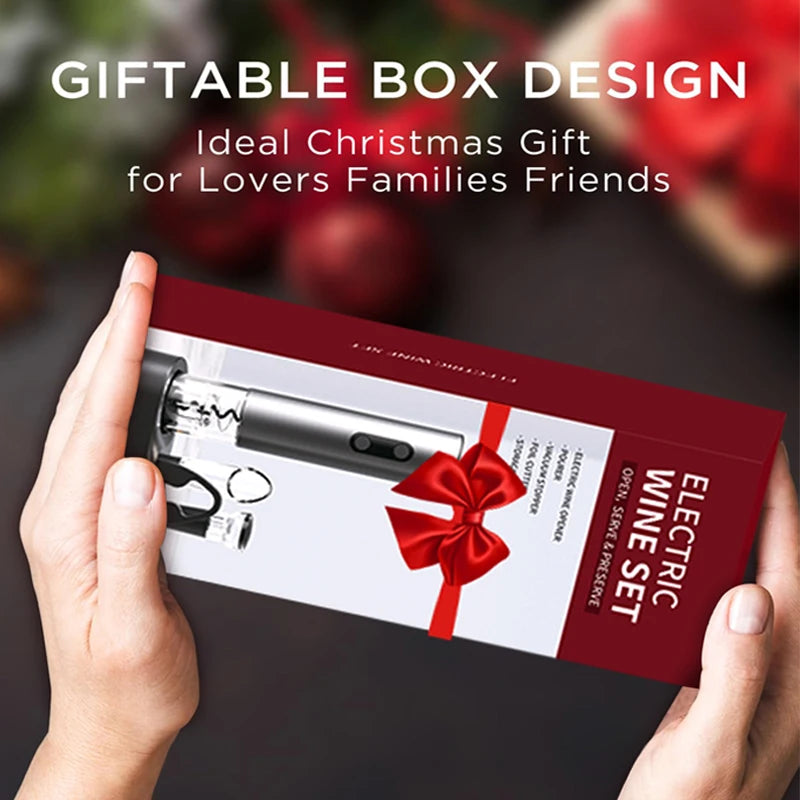 Electric Wine Opener Gift Set