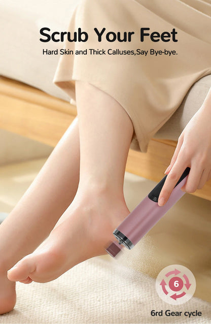 2-in-1 Electric Foot & Nail File – Rechargeable Callus Remover & Nail Polisher