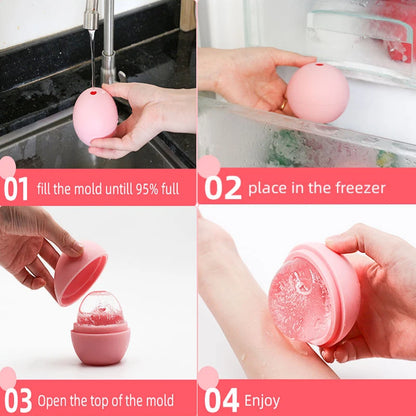 GlowPuff Mini Ice Roller – For Face, Eyes & Instant Radiance