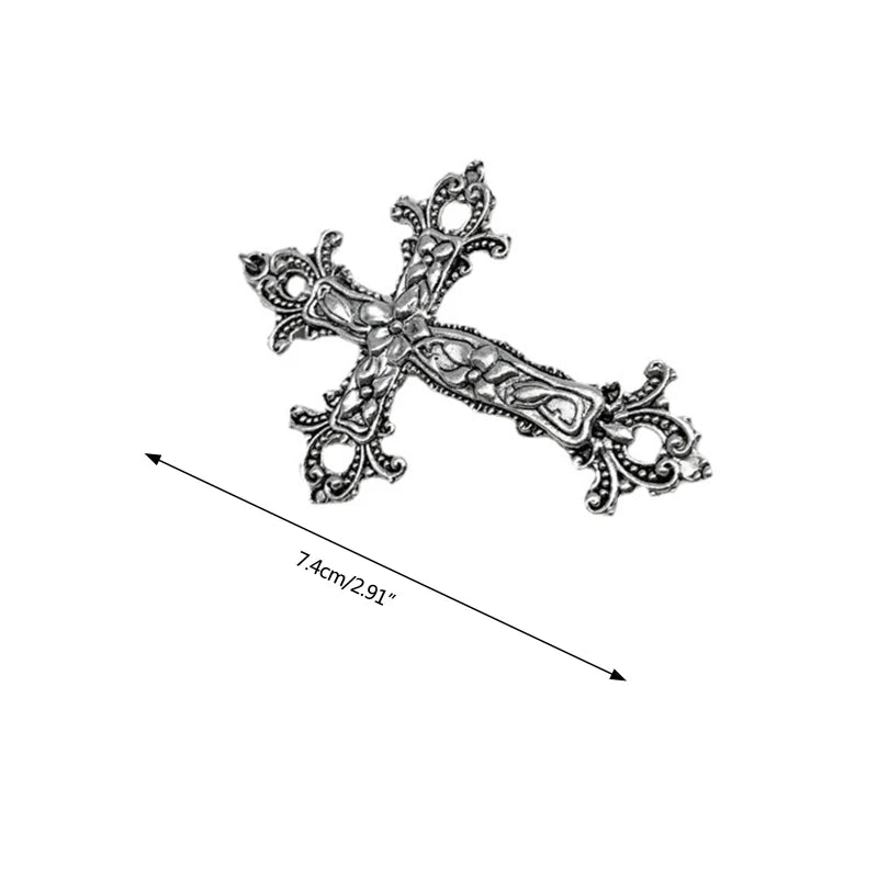 Punk Cross Skull Hair Clips - Halloween Special