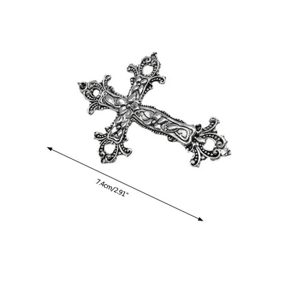 Punk Cross Skull Hair Clips - Halloween Special