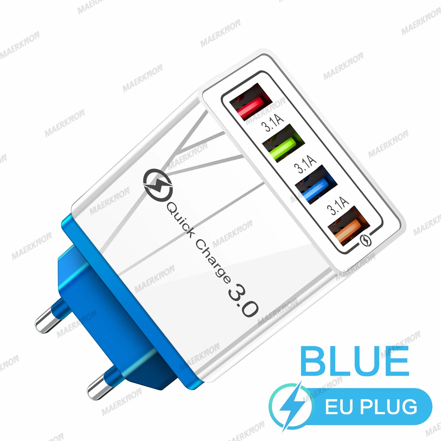 4-Port USB Fast Charger – Quick Charge 3.0 for All Devices