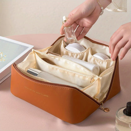 Luxury PU Travel Makeup Bag for Women