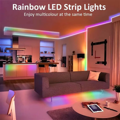RGBIC Neon USB LED Strip Light – Multi-Color Glow with App + Remote