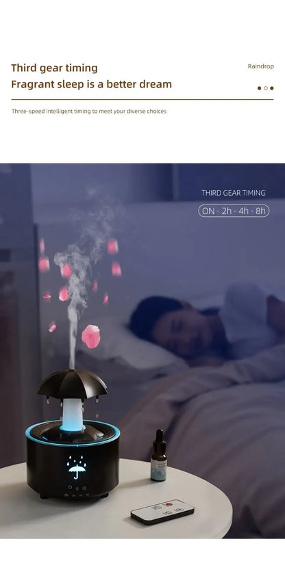 CloudRain Mist Diffuser – Raindrop Humidifier