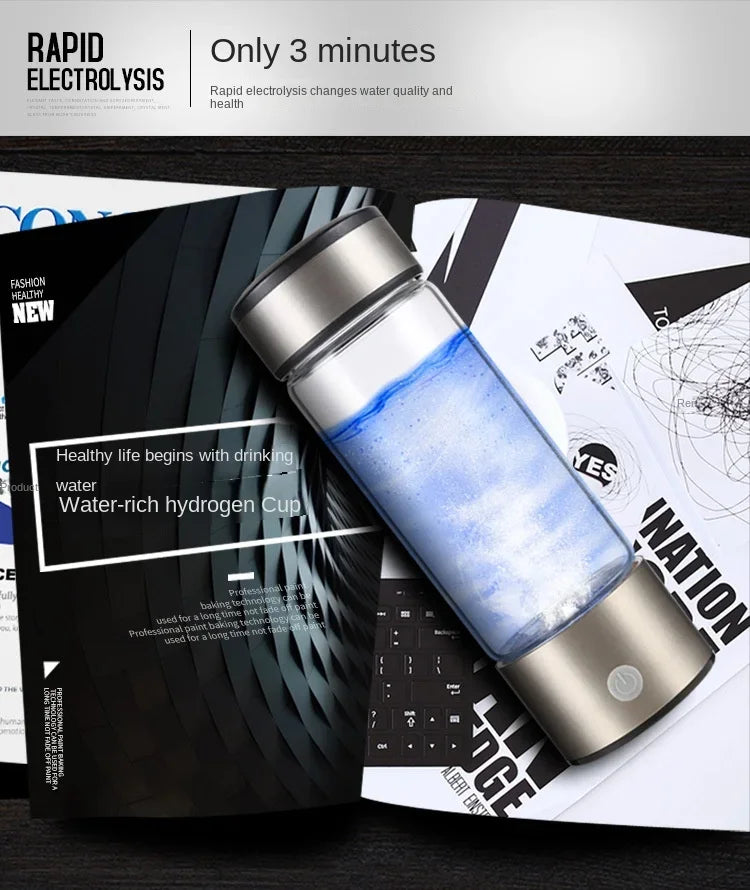 Hydrogen Glow 420ml Water Bottle