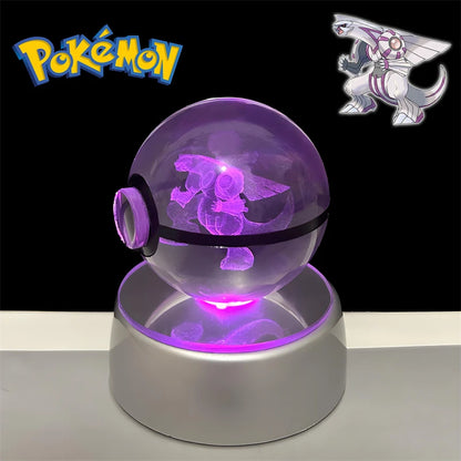 3D Pokémon Crystal Ball Night Light