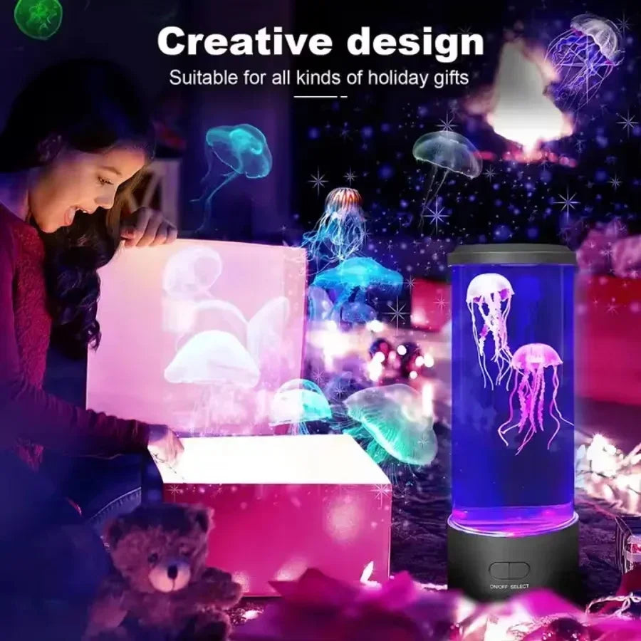 Color-Changing Jellyfish Night Lamp