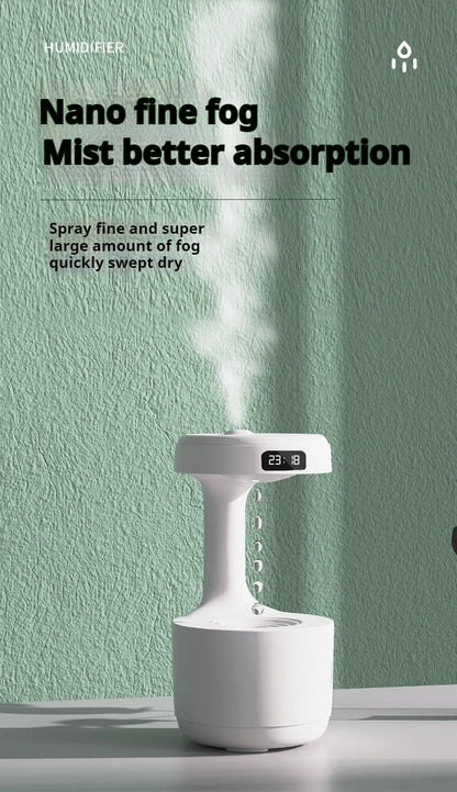Anti-Gravity Humidifier with LED Clock