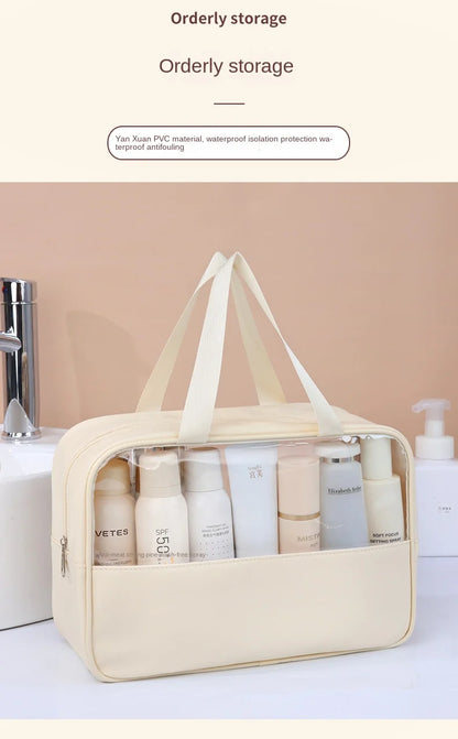 TravelGlow Multi-Use Transparent Cosmetic Bag