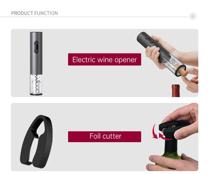 Electric Wine Opener Gift Set