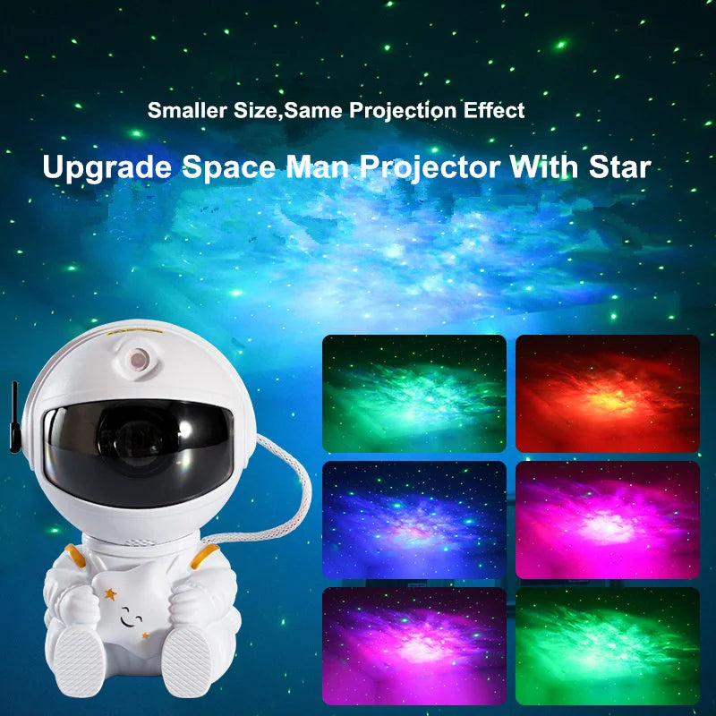 Astronaut Galaxy Projector Light – Starry Skies in Your Room