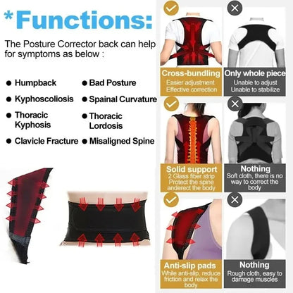 Adjustable Kids' Posture Corrector Belt