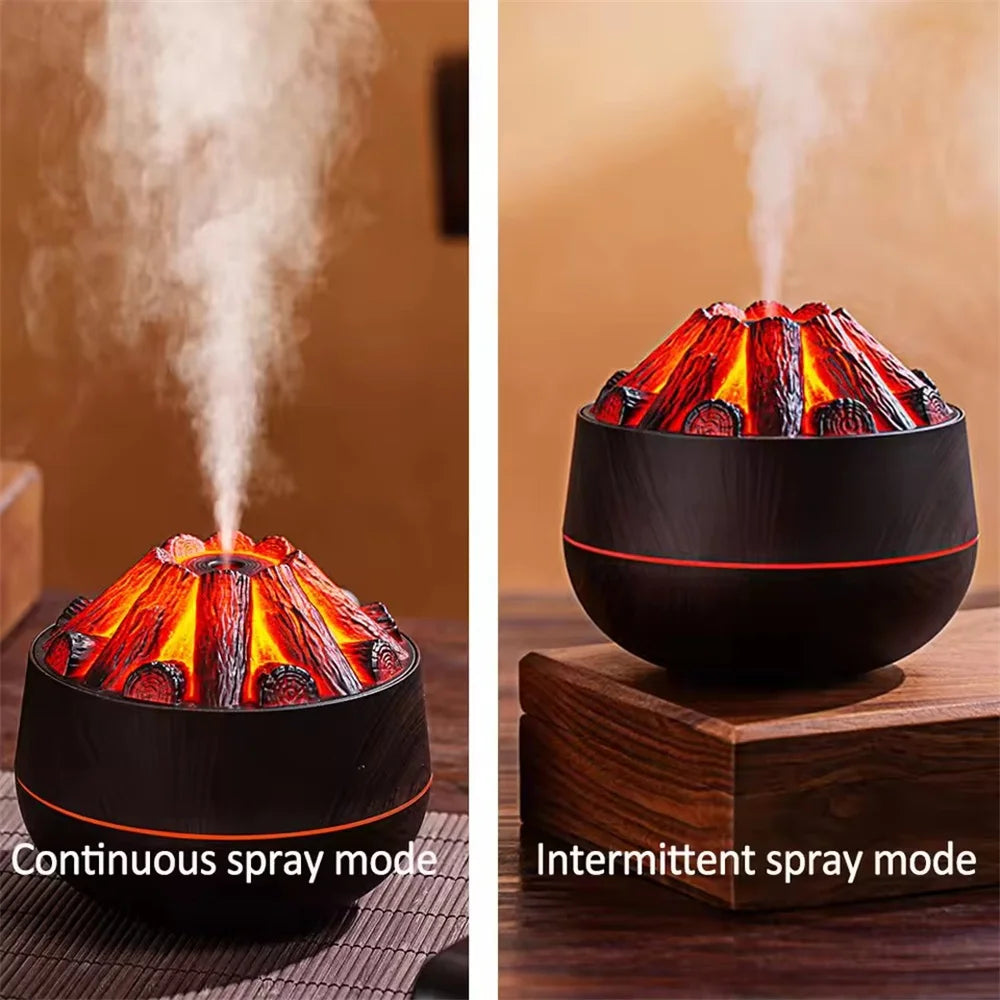 FlameGlow Charcoal Mist Humidifier