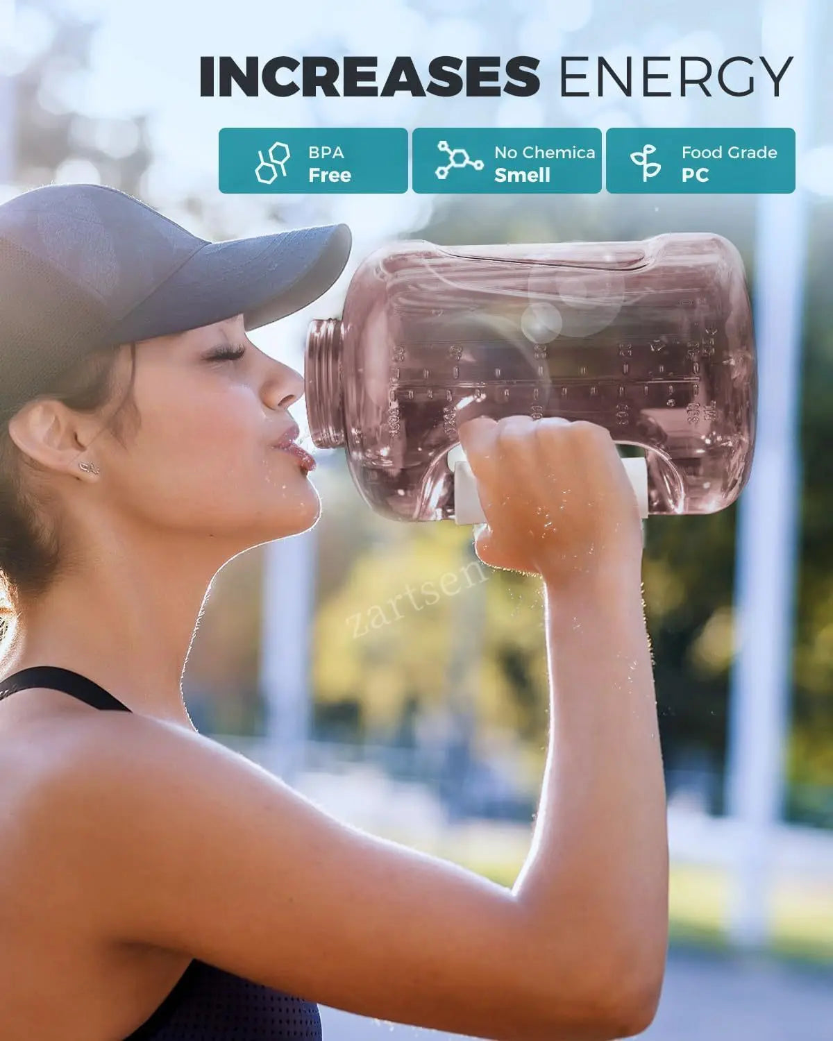Hydrogen Glow 1.5L Hydrogen Water Bottle – Energize, Detox & Hydrate Anywhere!
