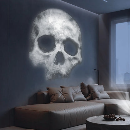 Haunted Glow USB Skull Projector for Halloween
