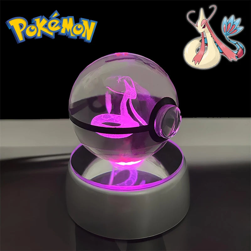 3D Pokémon Crystal Ball Night Light
