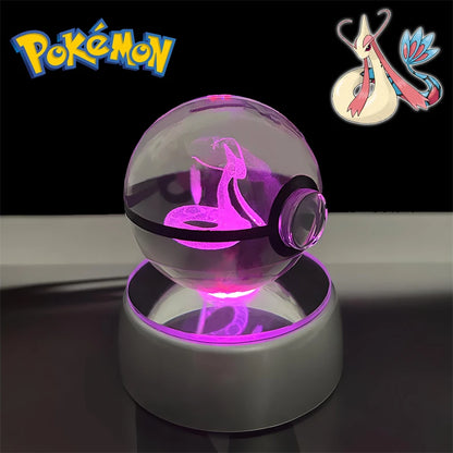 3D Pokémon Crystal Ball Night Light