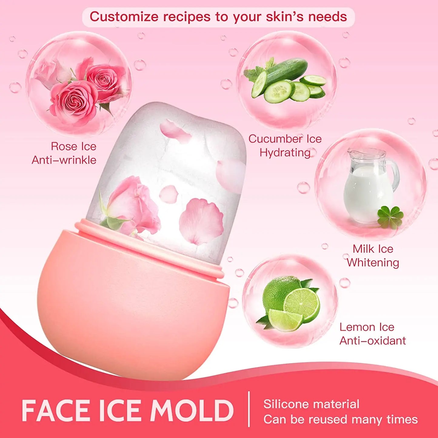 2-in-1 Ice Roller & Face Wash Brush