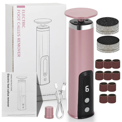 2-in-1 Electric Foot & Nail File – Rechargeable Callus Remover & Nail Polisher