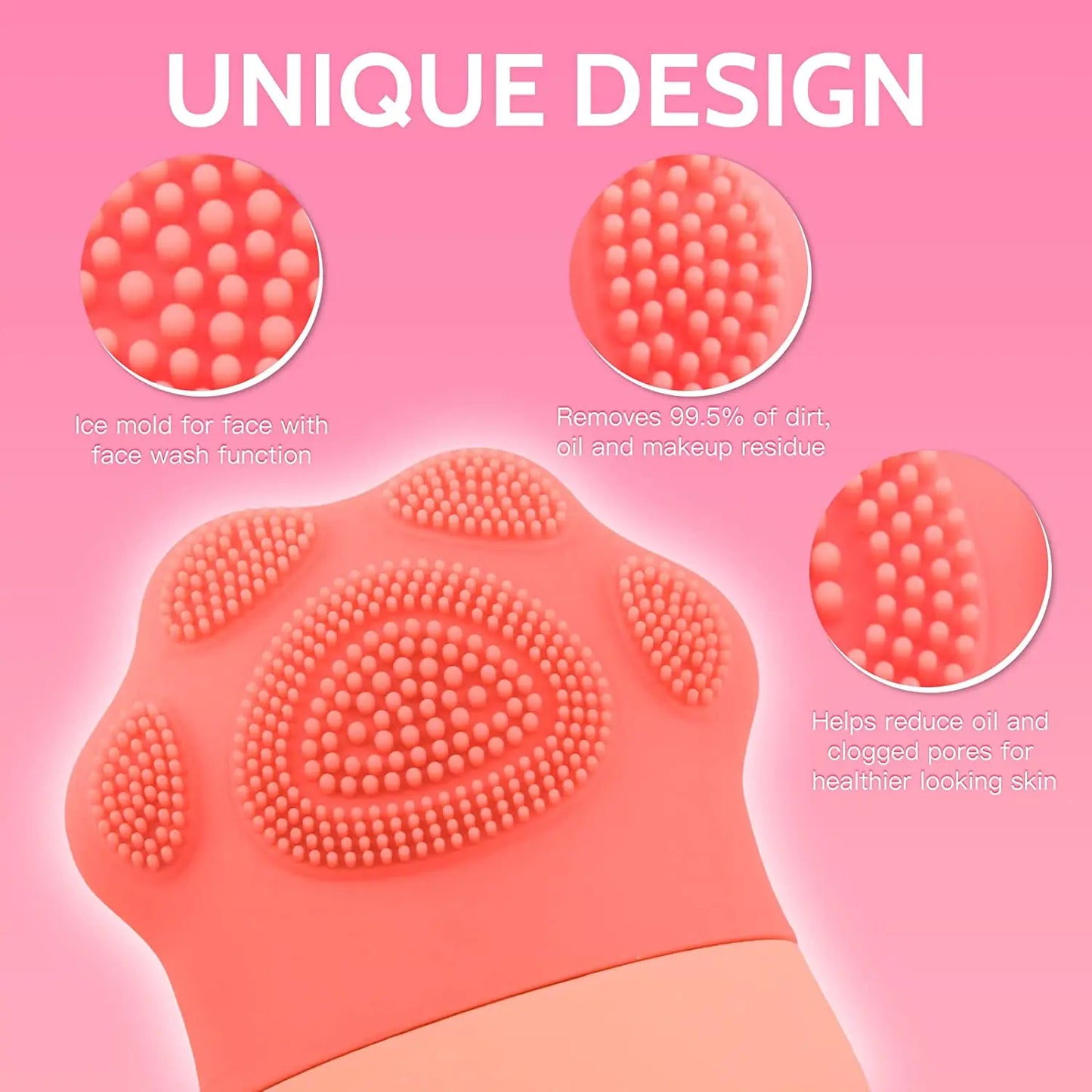 2-in-1 Ice Roller & Face Wash Brush