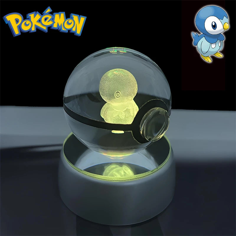 3D Pokémon Crystal Ball Night Light