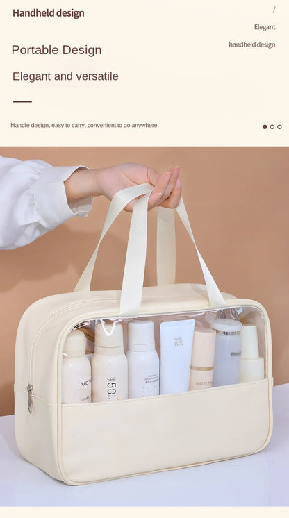 TravelGlow Multi-Use Transparent Cosmetic Bag
