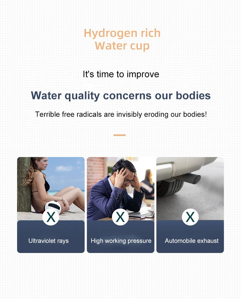 450ml Hydrogen Wellness Bottle