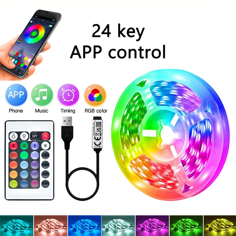 40M RGB LED Strip Lights with App & Remote