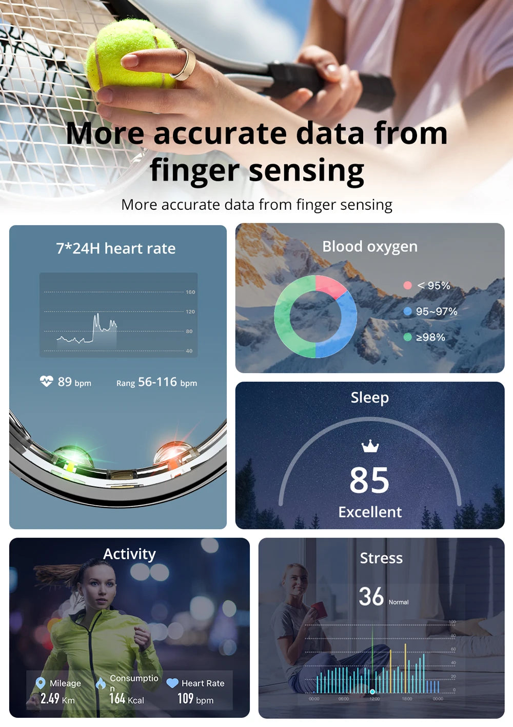 COLMI R10 Smart Ring with Charging Case – Sleek Health & Sleep Tracker for Men & Women