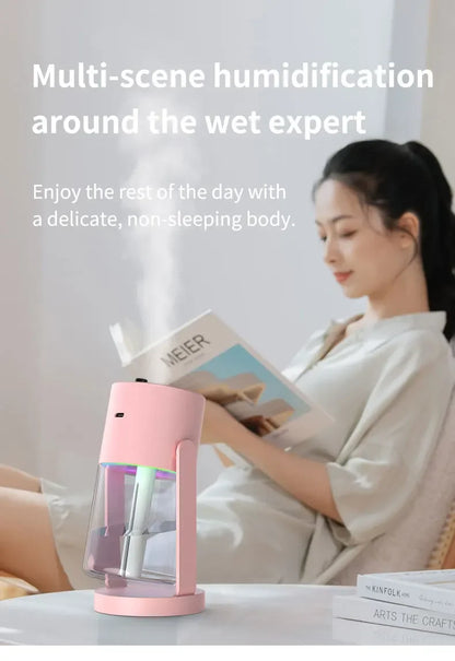 280ml Adjustable Mist Humidifier with Star Projection