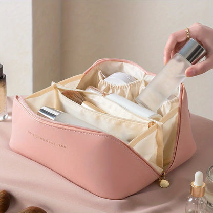 Luxury PU Travel Makeup Bag for Women