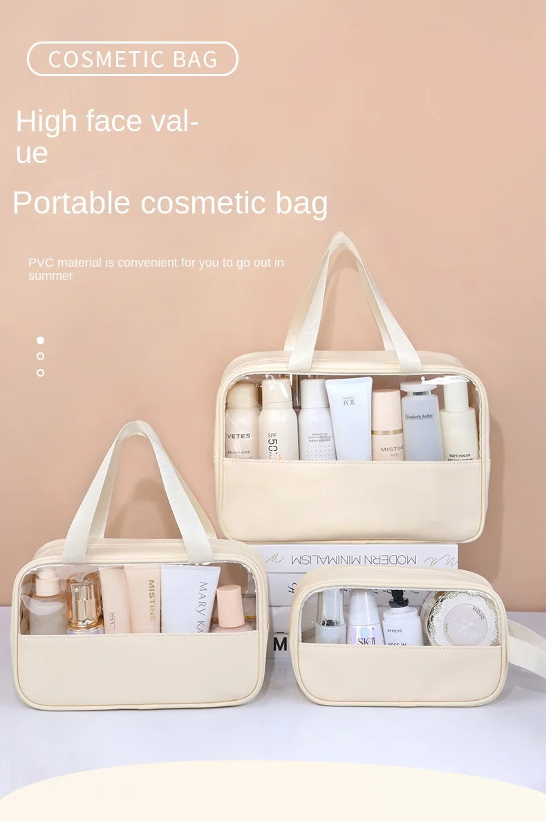 TravelGlow Multi-Use Transparent Cosmetic Bag