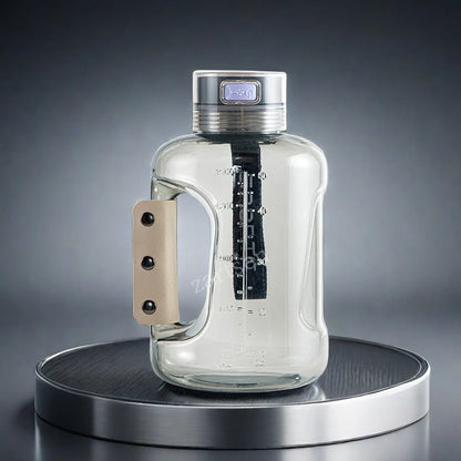 Hydrogen Glow 1.5L Hydrogen Water Bottle – Energize, Detox & Hydrate Anywhere!