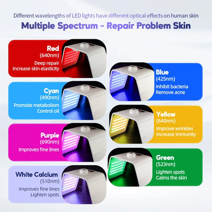 7-Color LED Face Mask & Nano Mist Spa