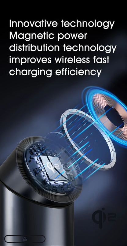 3-in-1 Magnetic Wireless Charging Dock – Fast Charge for iPhone, Android, Apple Watch & AirPods