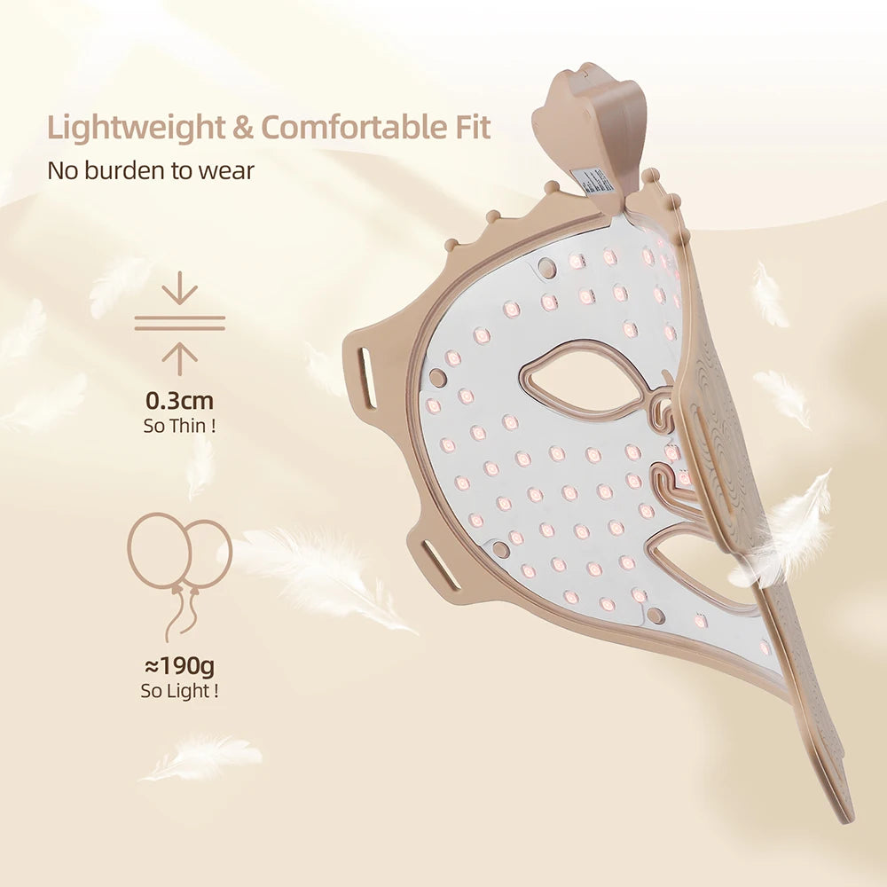 7-Color LED Face Mask – Wireless Red Light Therapy for Glowing & Youthful Skin