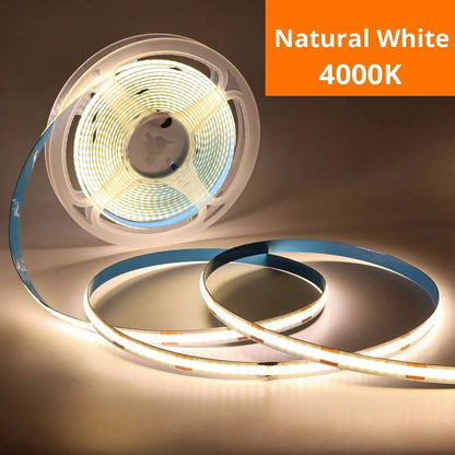 COB USB LED Light Strip with Touch Dimmer – Flexible Glow