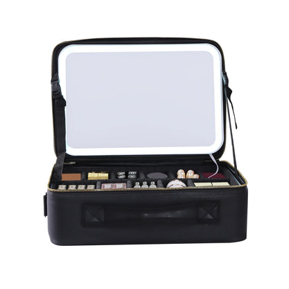 Smart LED Makeup Case with Mirror